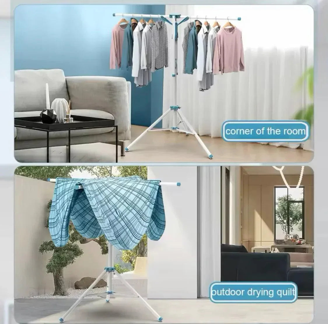 Laundry Clothes Drying Rack - Umbrella-Shaped Laundry Drying Rack - Clarify.pk