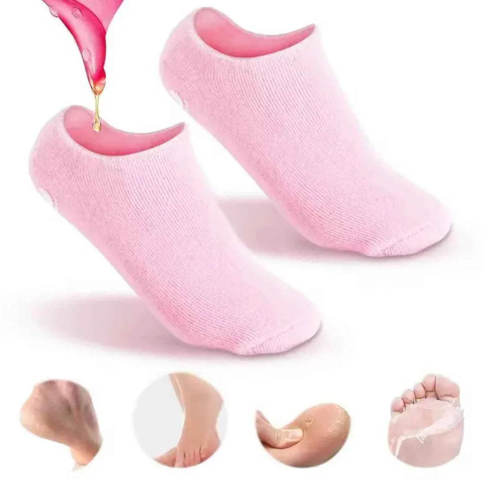 Reusable Heel Moisturizing Socks for Soft and Smooth Feet - Clarify.pk