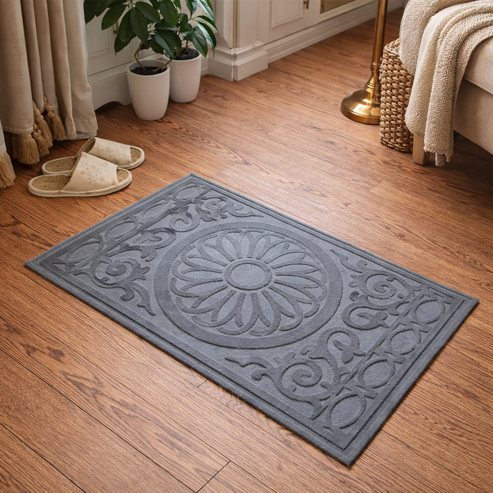 Anti-Slip Kitchen Mat – Brown Indoor & Outdoor Rug