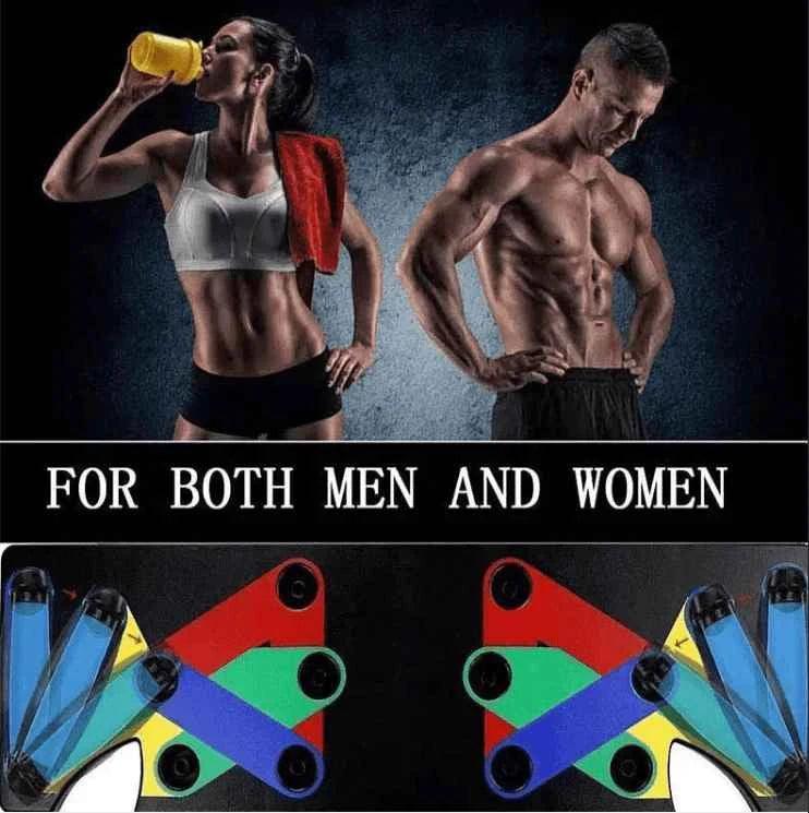 9-in-1 Push Up Rack System for Men and Women - Versatile Home Workout Equipment - Clarify.pk