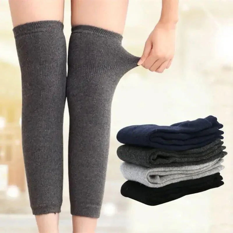 Unisex Fleece Knee Warmers for Comfort and Warmth - Clarify.pk