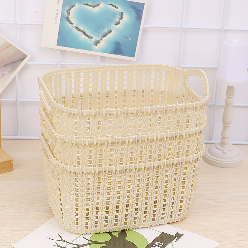 Multipurpose Basket - Elegant Flower Design