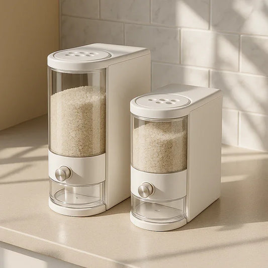 Premium Rice Dispenser with Airtight Storage Container - Clarify.pk