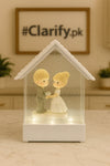 LED Couple Snow Globe – Romantic Rechargeable Gift Light - Clarify.pk