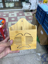 Bamboo Wall-Mounted Multifunctional Holder Organizer - Clarify.pk