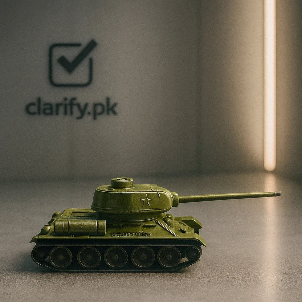 Metal Decorative Tank Model Showpiece – Vintage Art - Clarify.pk