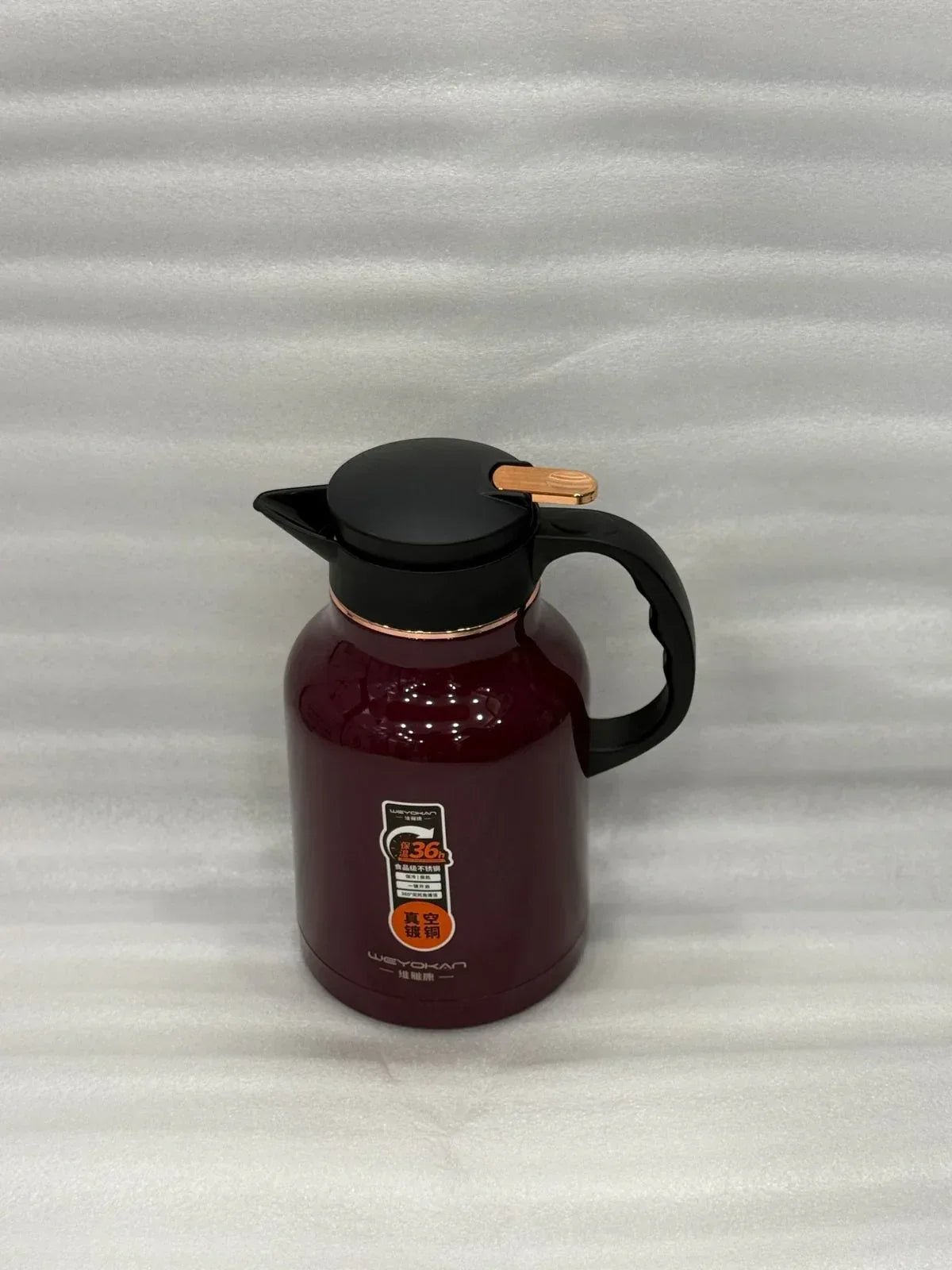 1.6L Stainless Steel Thermal Purple Flask – Hot & Cold Insulated - Clarify.pk