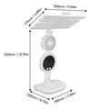 5-in-1 LED Fan Desk Lamp with Phone Holder - Rechargeable