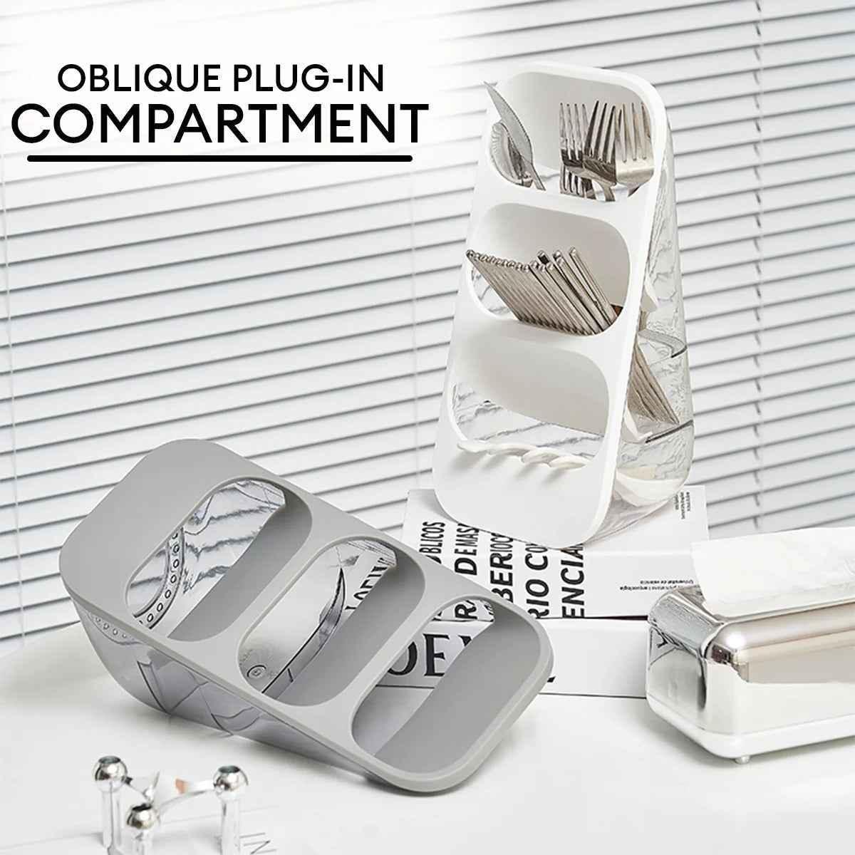 3 Layer Cutlery Organizer for Kitchen Storage and Organization - Clarify.pk