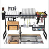 Stainless Steel Kitchen Rack - 85cm Multi-Function Durable Storage Solution - Clarify.pk