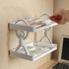 2-Tier Multipurpose Storage Rack for Bathroom & Kitchen - Clarify.pk
