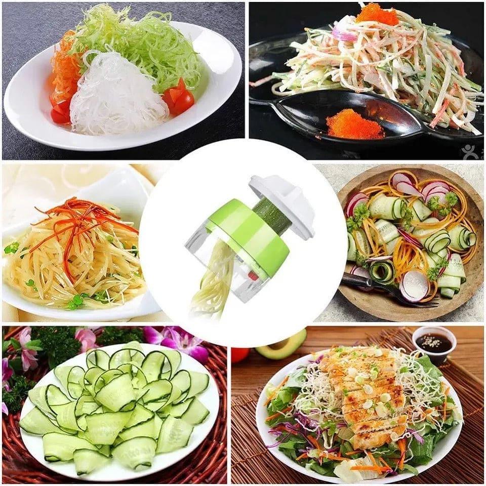 4in1 Vegetable Spiral Cutter for Healthy Meals and Creative Recipes - Clarify.pk