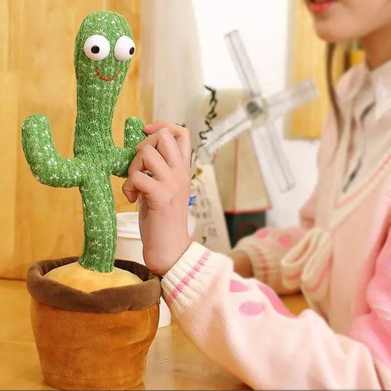 Dancing Cactus Toy - Interactive Talking Cactus for Kids - Clarify.pk