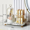 360° Rotating Makeup Brush Organizer and Lipstick Storage Box for Efficient Makeup Storage - Clarify.pk