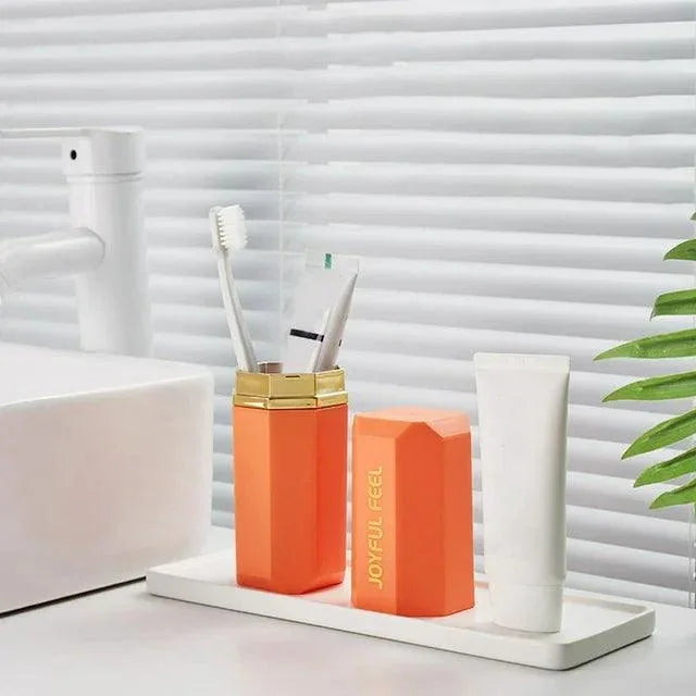 Portable Toothbrush Case for Travel and Hygiene Essentials - Clarify.pk
