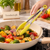 Stainless Steel Kitchen Tongs with Silicone Tips – Non-Slip Food Serving Tongs