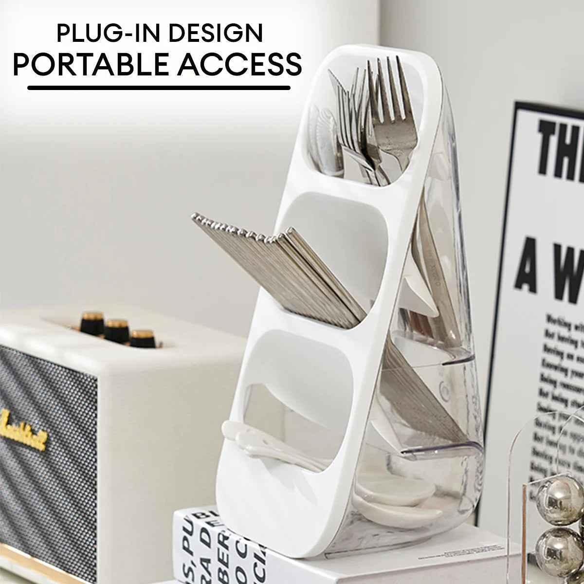 3 Layer Cutlery Organizer for Kitchen Storage and Organization - Clarify.pk