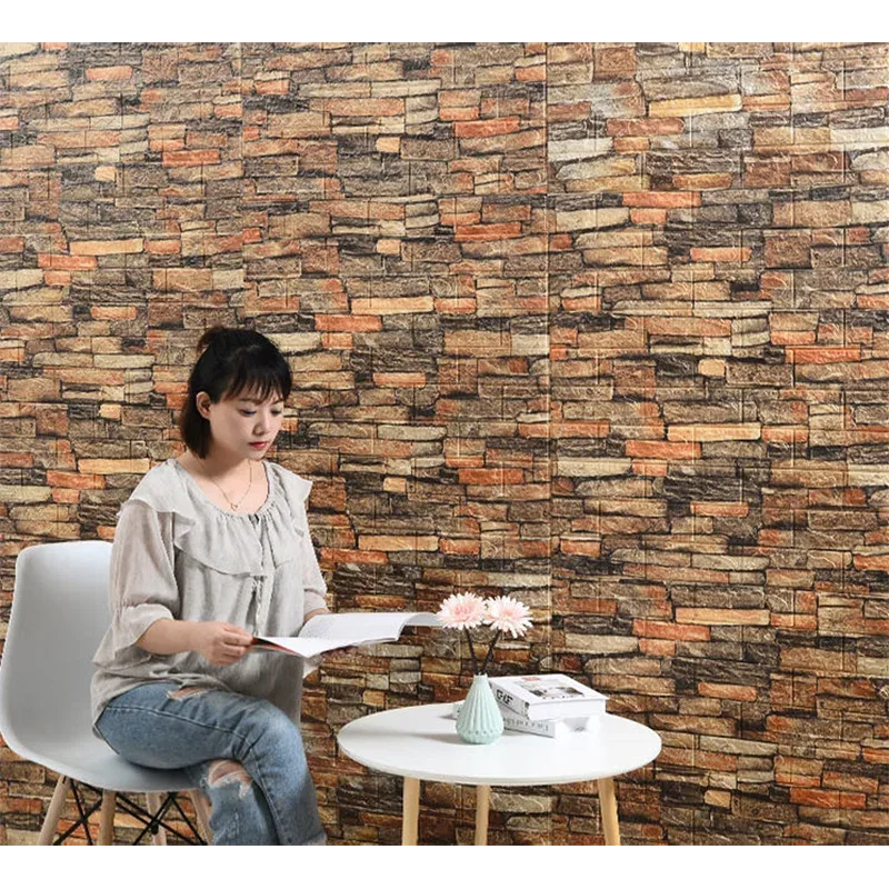 3mm برک وال اسٹیکر (70x77cm)