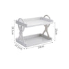 2-Tier Multipurpose Storage Rack for Bathroom & Kitchen - Clarify.pk
