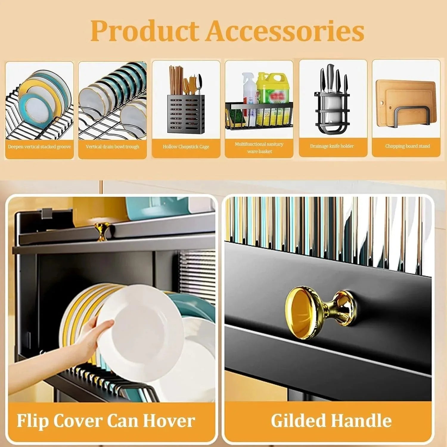 Over The Sink Rack for Kitchen Organization and Storage - Clarify.pk