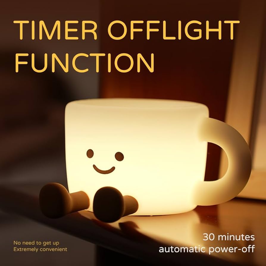 Rechargeable Coffee Cup Silicone Night Lamp