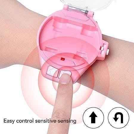 Mini Remote Control Car - Rechargeable Watch Car for Kids with Silicone Strap