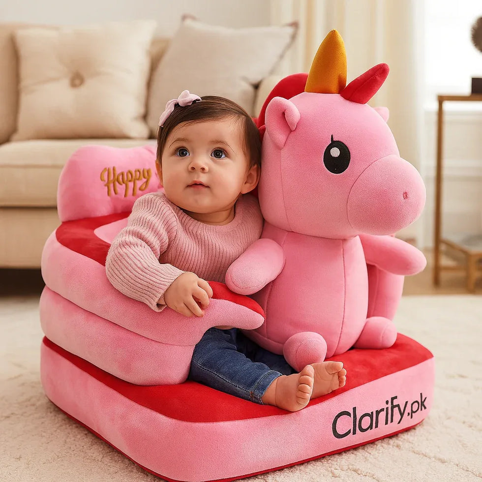 Unicorn 360° Baby Support Plush Sofa Seat - Clarify.pk