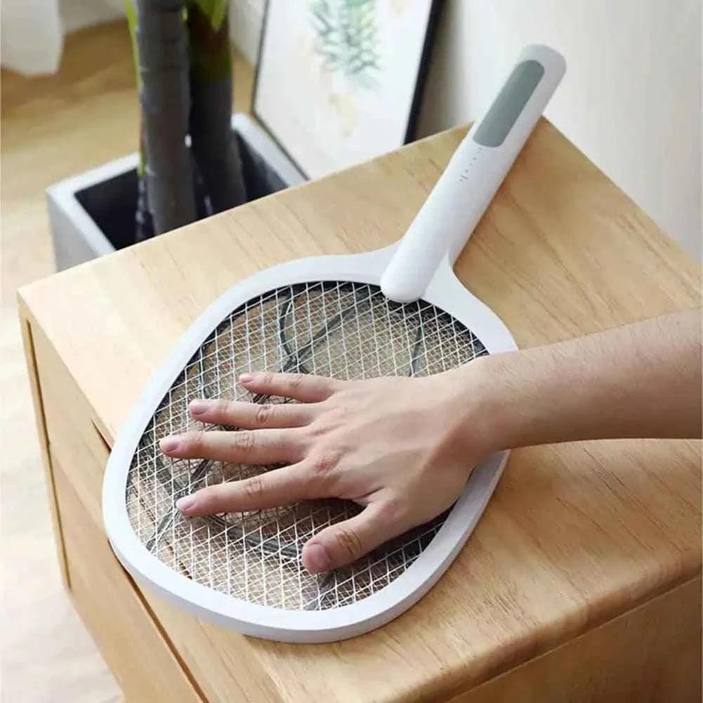 2 in 1 Electric Mosquito Killer Racket Lamp for Indoor and Outdoor Use - Clarify.pk