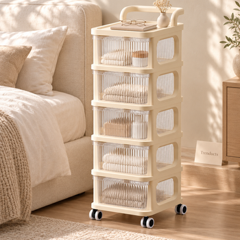Premium Tier Rolling Drawer Storage Trolley
