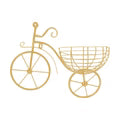 Bicycle Design Wall Basket – Premium Vintage Metal Planter & Storage Riser (Without Flowers)
