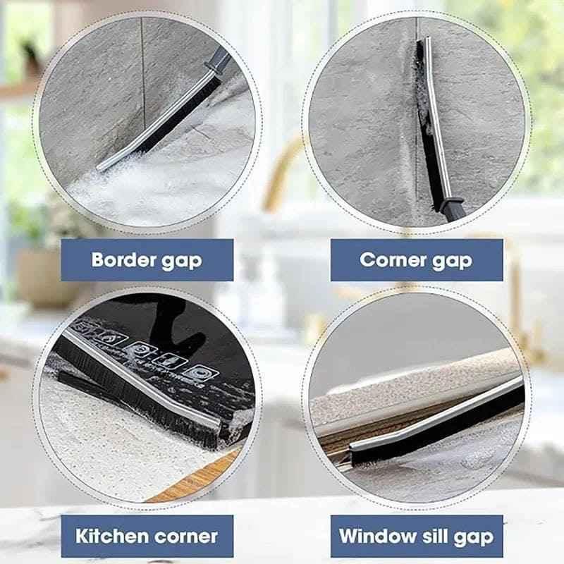 Pack of 2 Gap Cleaning Brushes for Sturdy Bathroom Cleaning