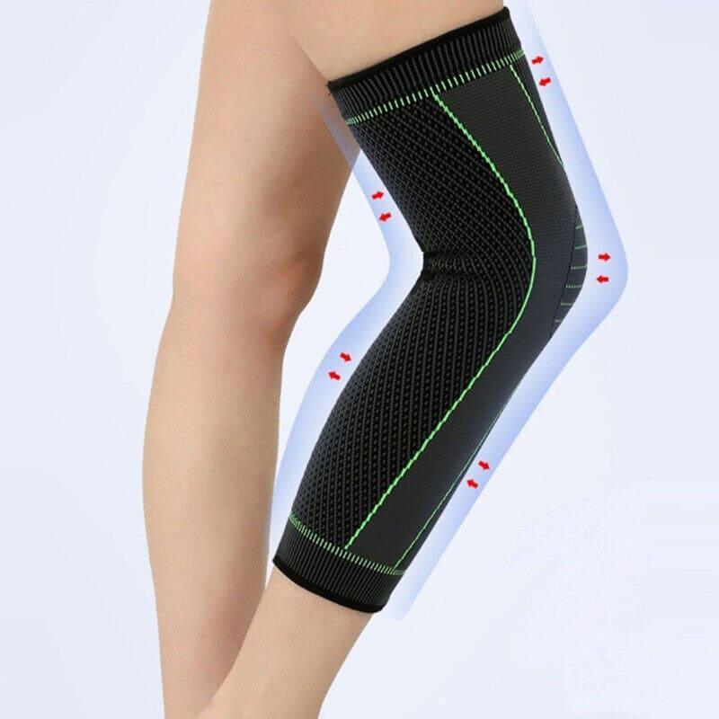 Elastic Knee Support Brace with Strap for Full-Length Protection - Clarify.pk