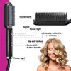Hot Comb Hair Straightener Anti-Scald Ceramic Heat Styling Tool for Sleek Hair - Clarify.pk