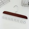 Multifunctional Wooden Hanger with 8 Hooks for Organizing Suspender and Accessories - Clarify.pk