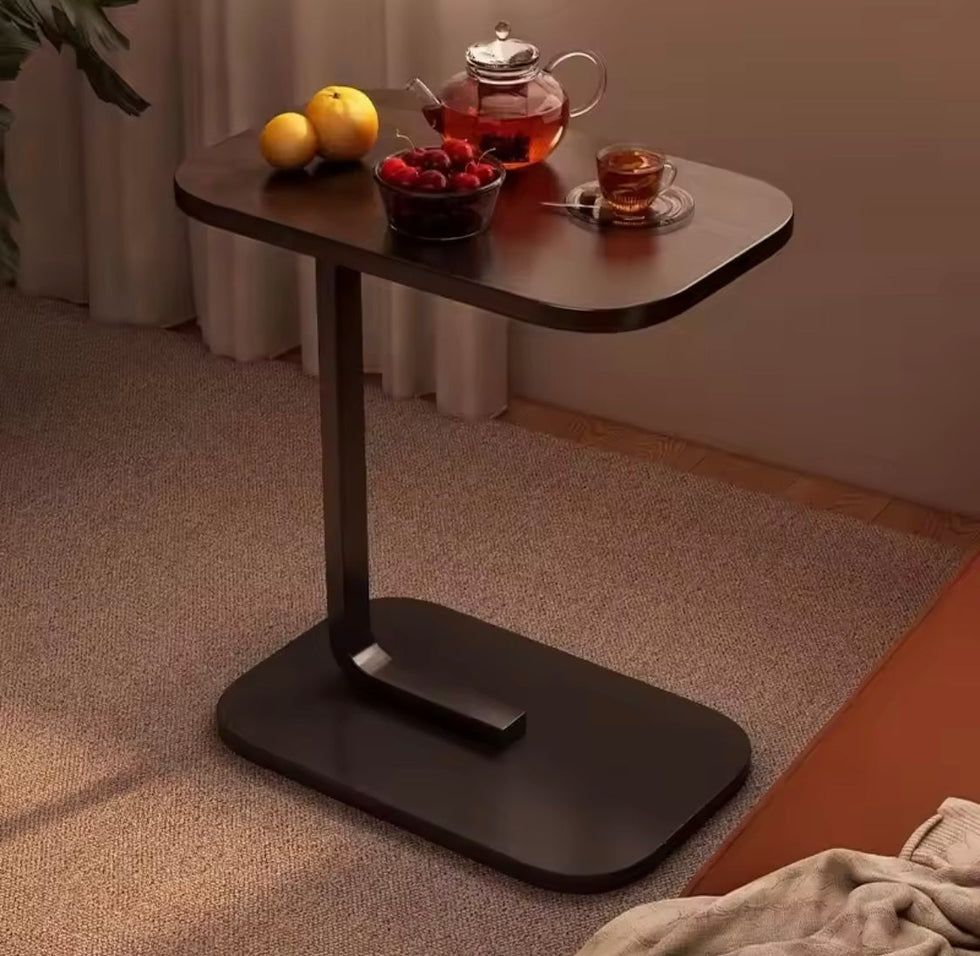 Wooden Sliding Table - Smart Space-Saving Side Table