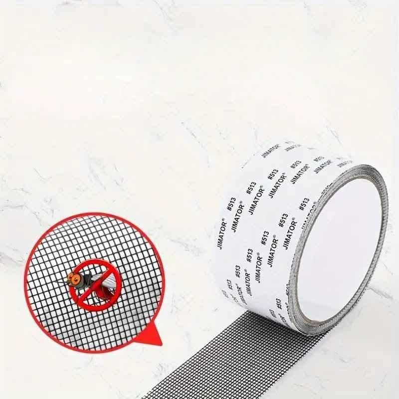 180Cm Self-Stick Mesh Tape for Repairs - Ideal for Window and Mosquito Screen Repair - Clarify.pk