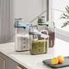Premium Cereal Dispenser - Grain Jar with Measuring Cup