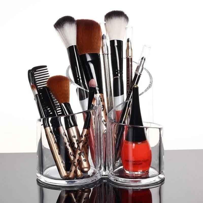 S-Shape Acrylic Brush Organizer for Stylish Storage Solutions - Clarify.pk