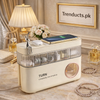 Luxury Dustproof Tangle-Free Data Cable & Charger Storage Box