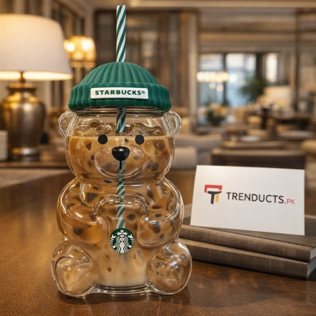 Starbucks Original Bearista Glass Cold Cup – 20 OZ