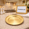 Golden Juliana Style Dinner Plate Collection