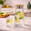 ECHOU Luxury Imported Textured Glass Water Set (Random Color)