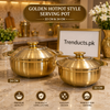 Premium Golden Hotpot-Style Serving Pot Collection