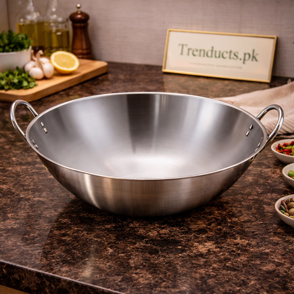 Professional Stainless Steel Heavy Gauge Wok Collection