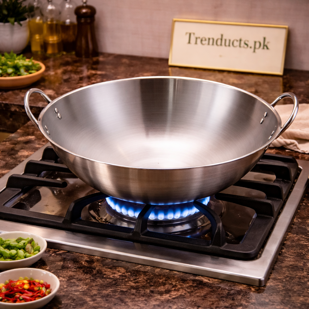Professional Stainless Steel Heavy Gauge Wok Collection