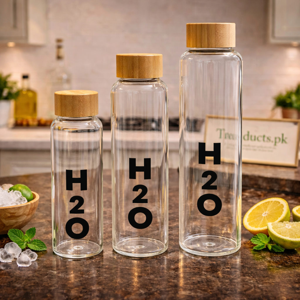 Eco-Friendly Borosilicate Glass Water Bottle Collection