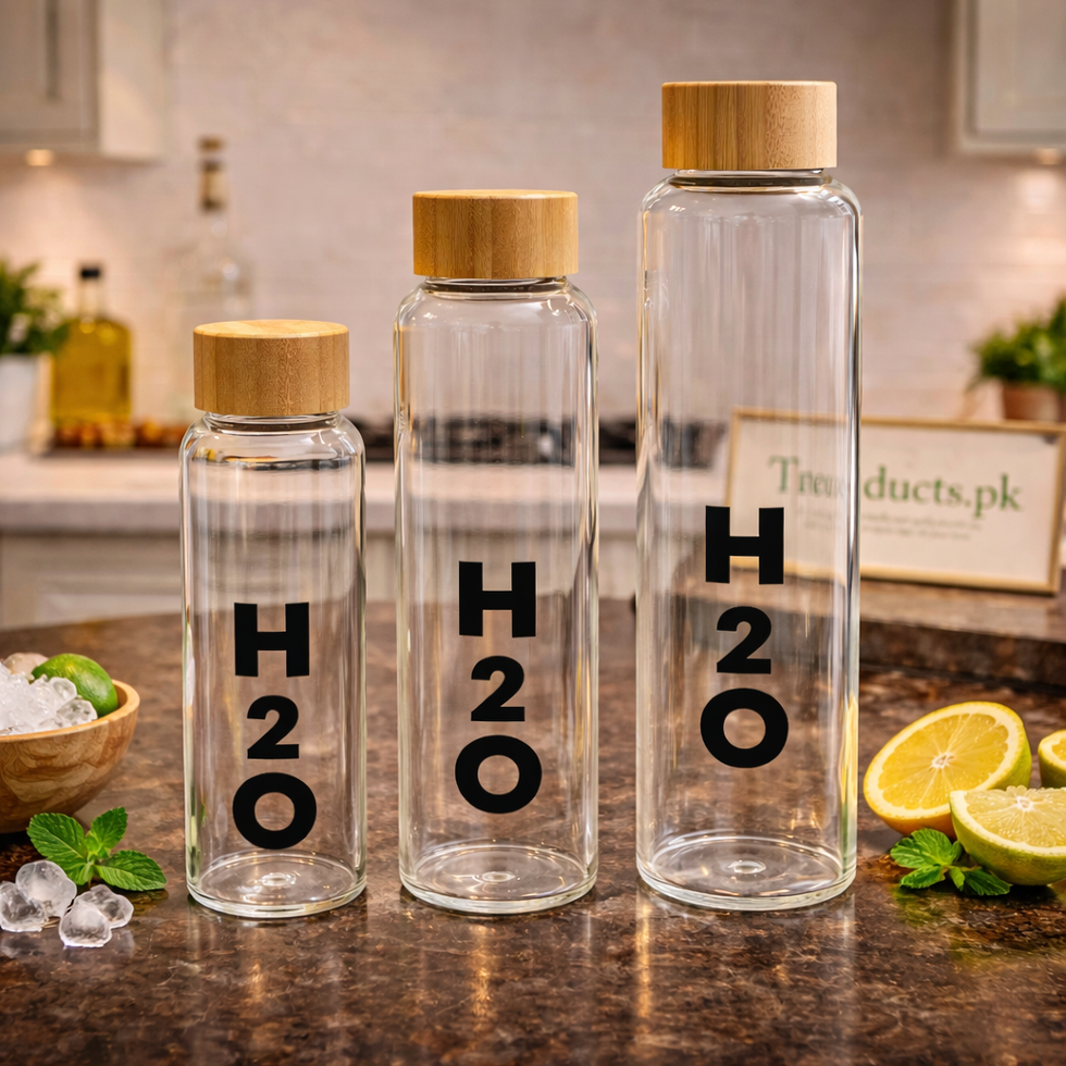 Eco-Friendly Borosilicate Glass Water Bottle Collection