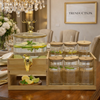 ECHOU Luxury Imported Glass Beverage Dispenser Set