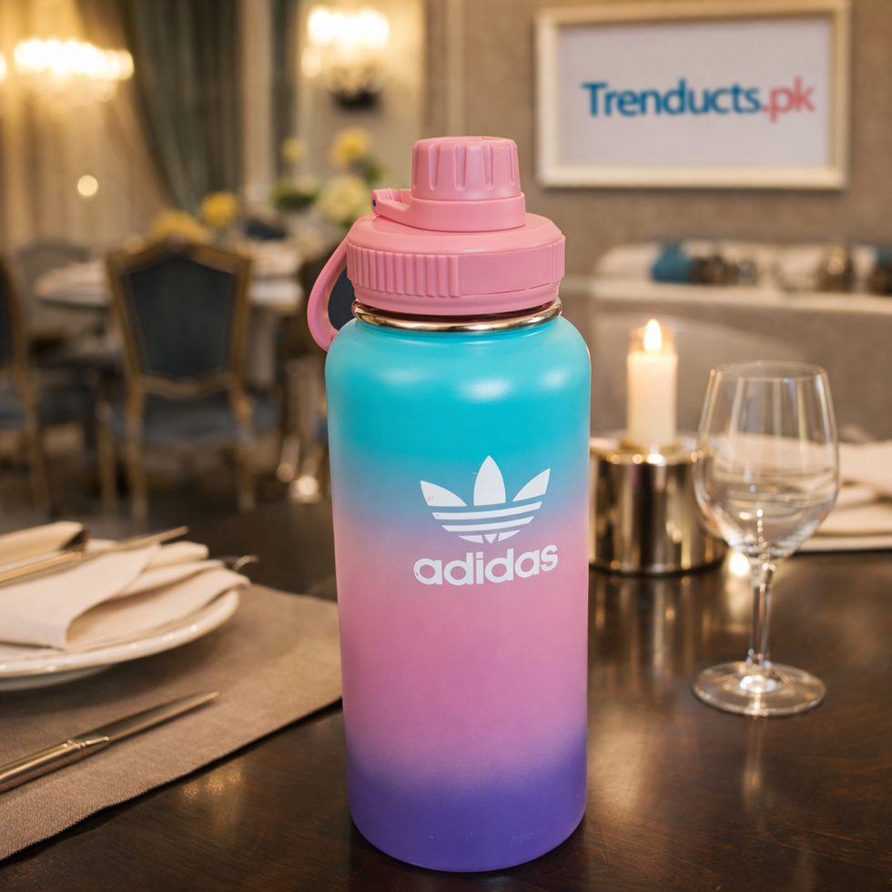 Motivational Gradient Adidas Water Bottle – Leakproof Sports Bottle