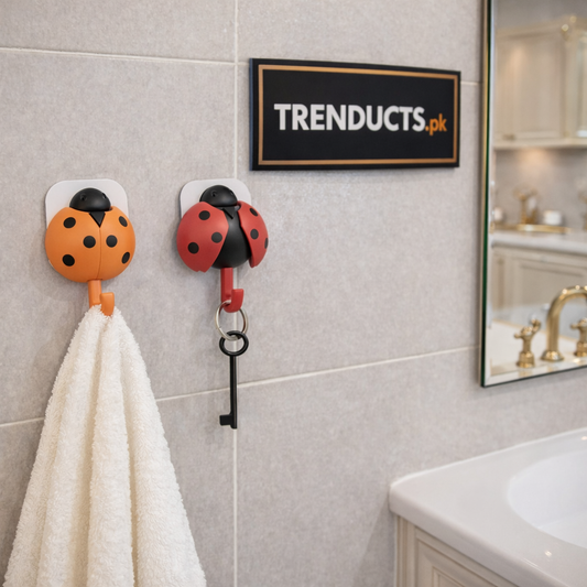 Ladybug Magic Seamless Wall Mount Hooks